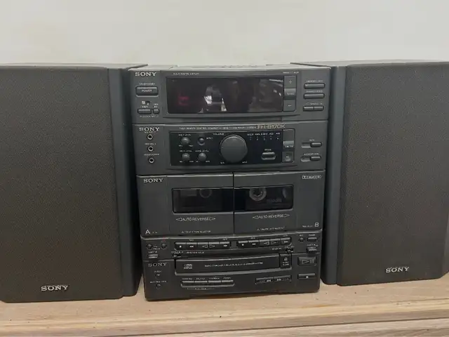 Sony player, radio,double cassette, cd player, two speakers., Nicosia — Nicosia - Ag. Antonios