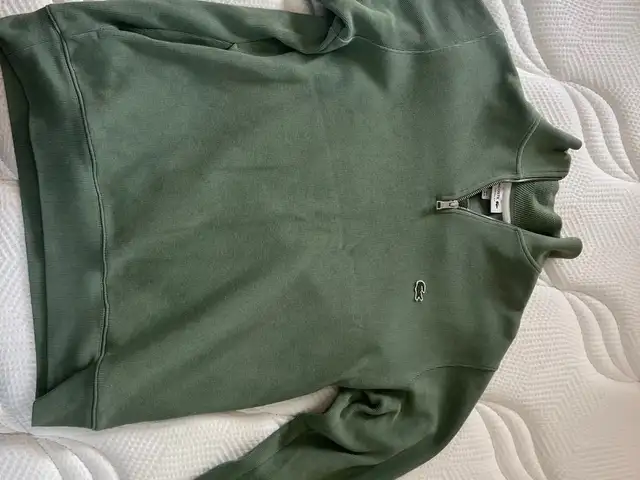Lacoste half zip sweatshirt, green, size m, like new, Επαρχία Λεμεσού — Λεμεσός - Αγία Φύλα