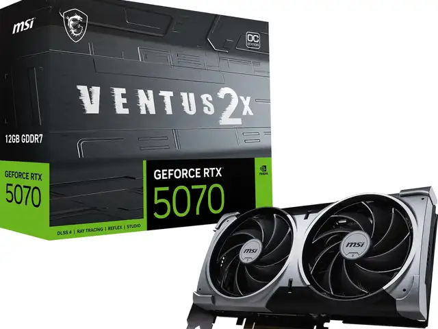 Msi geforce rtx 5070 12g ventus 2x oc dlss 5 3x displayport 1x hdmi 21, Επαρχία Λεμεσού — Μαρίνα Λεμεσού