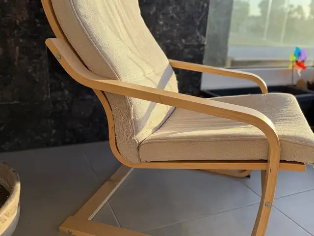 Ikea poäng armchair, birch / beige / πολυθρόνα ikea, Larnaca — Livadia Larnakas