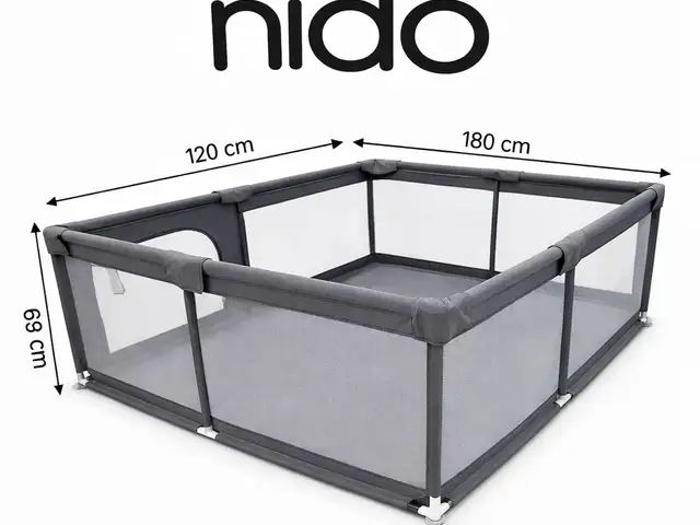 Nido playpen grey 120cm x 180cm, Nicosia — Strovolos - Ap. Varnavas and Ag. Makar.