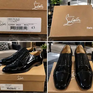 Christian louboutin black casual shoes greg on flat, Επαρχία Λεμεσού — Λεμεσός - Κάψαλος