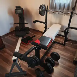 Rowing machine new , bench press with weights, Επαρχία Λευκωσίας — Αγία Μαρίνα Ξυλιάτου