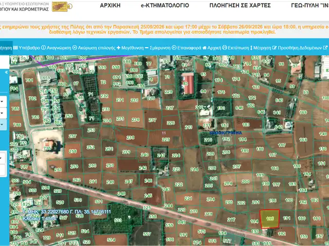 Residential Field 2753 m², Nicosia — Kokkinotrimithia