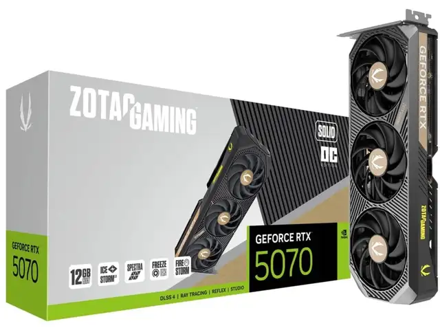 Zotac geforce rtx 5070 solid oc dlss 5 3x displayport 1x hdm, Limassol — Limassol Marina