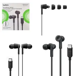Earphone belkin rockstar soundform usb-c black, Limassol — Limassol - Agios Ioannis
