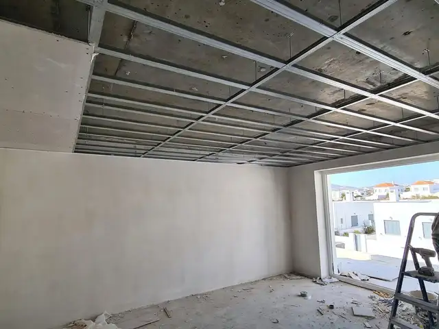 Plasterboard suspended ceilings with led coves for homes and offices, Paphos — Paphos - Kato Paphos