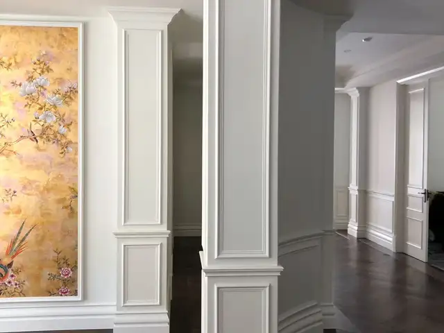 Decorative cornice installation around structural columns in paphos, Paphos — Paphos - Kato Paphos