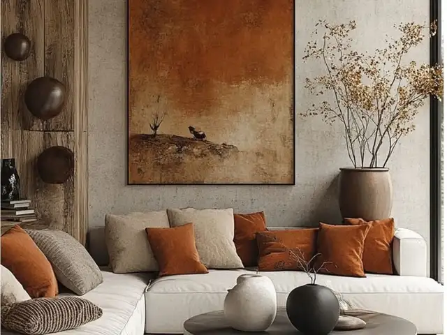 Abstract painting, Larnaca — Oroklini