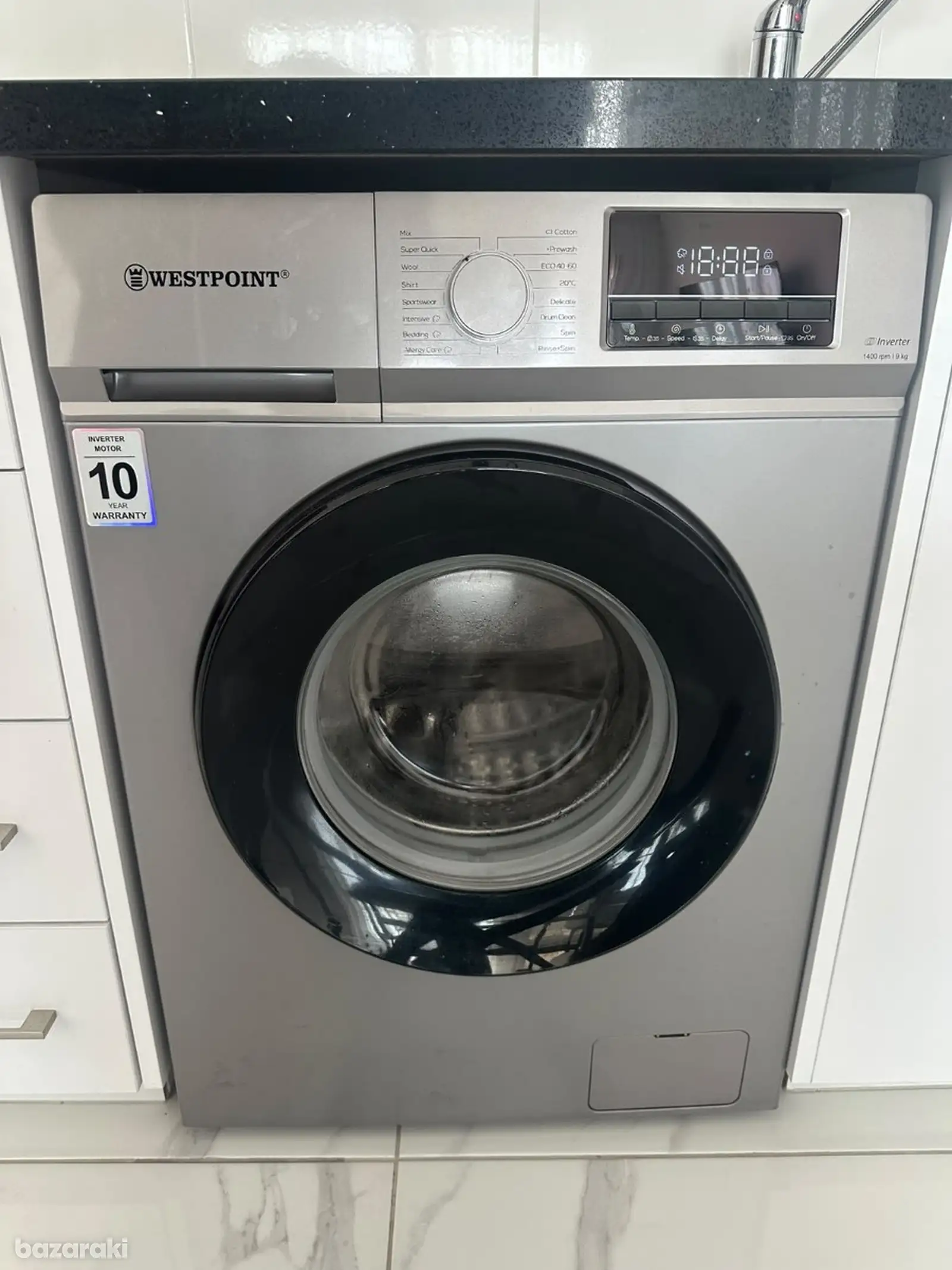 Westpoint 9kg Inverter Washing Machine, Larnaca — Pyla Tourist Area