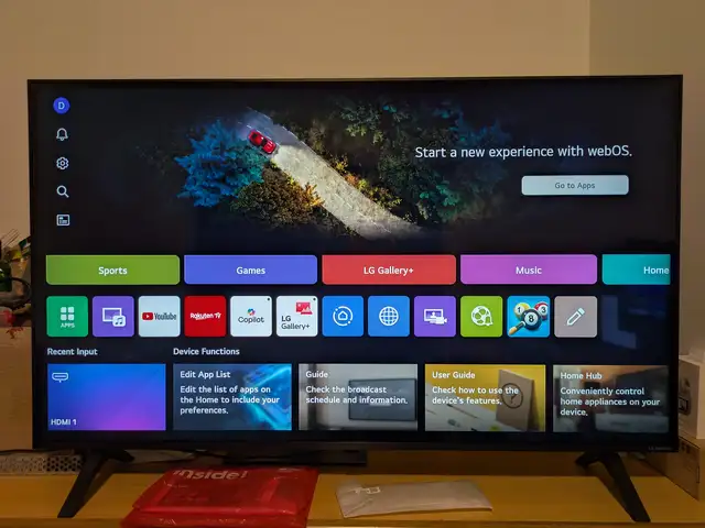Lg 43 inch nanocell 4k smart tv - as new with warranty, Limassol — Limassol - Petrou Kai Pavlou