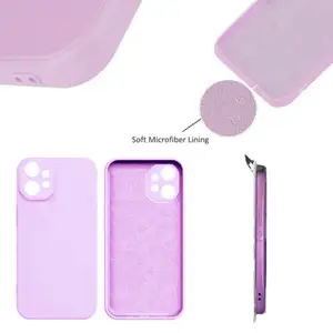 Back case silicone complete xiaomi redmi note 12 4g purple, Limassol — Limassol - Agios Ioannis