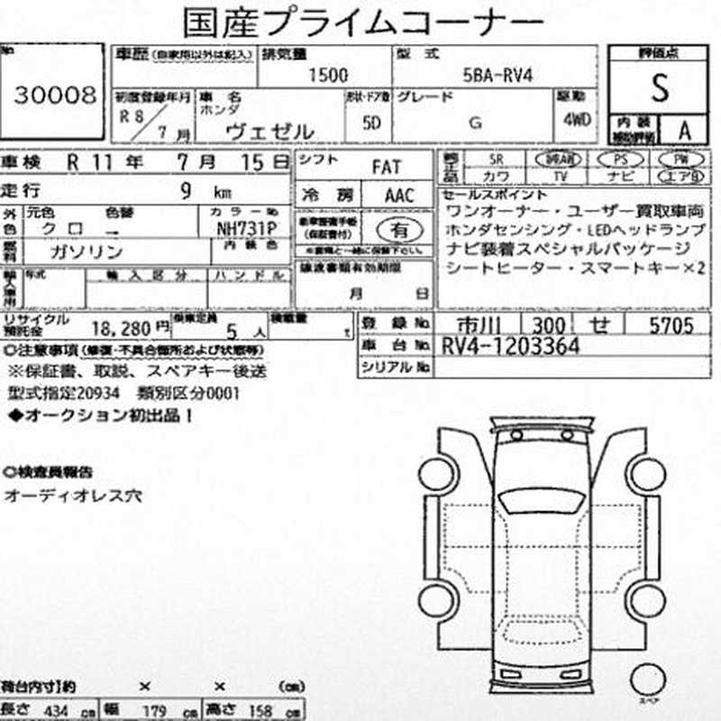 2026 Honda Vezel 1,5L 2026 Cyprus