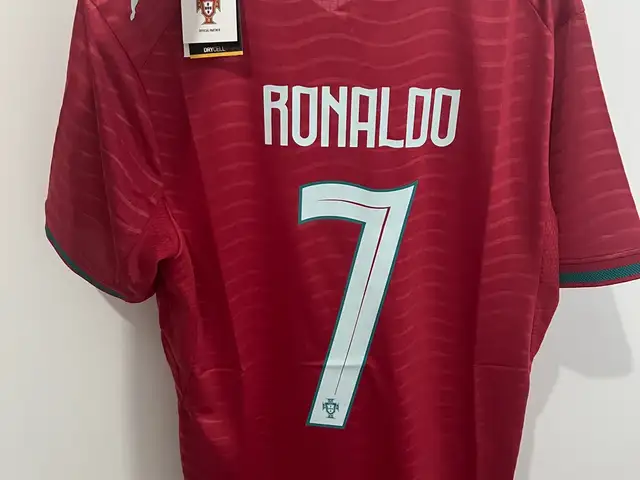 Portugal ronaldo 7 jersey, red, pro player version, Επαρχία Λευκωσίας — 'Έγκωμη
