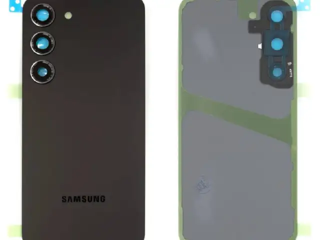 Back battery cover lens samsung s23 s911 black oem, Limassol — Limassol - Agios Nicolaos