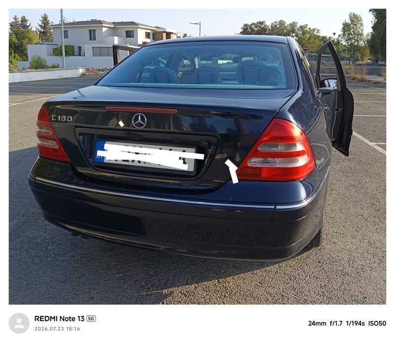Mercedes-Benz C-Class 1,8L 2001