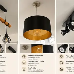 Three ceiling lights, Limassol — Agios Tychon