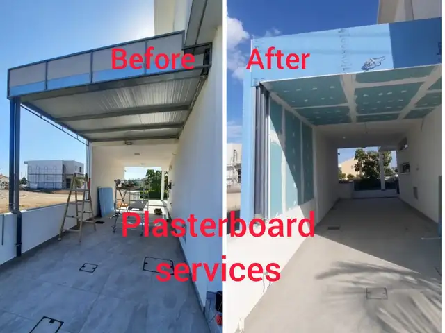 Gypsum Board Plasterboard Plaster Board Garage Services Design Creations Fix, Larnaca — Aradippou - Apostolos Loukas