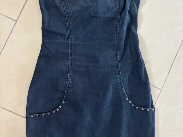 Vintage denim mini dress, Larnaca — Aradippou - Agios Fanourios