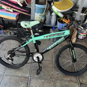 Schiano hammer 20 inch kids mountain bike 6 speed, green/black worth 200, Limassol — Agios Athanasios