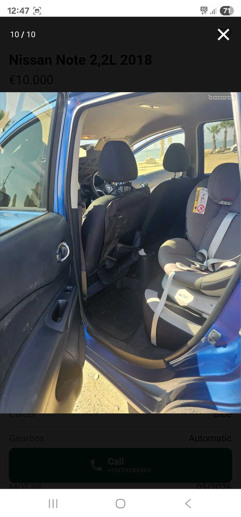 2018 Nissan Note 2,2L 2018 Cyprus