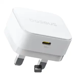 Baseus charger wall 20w usb-c palm series uk white, Limassol — Agios Athanasios