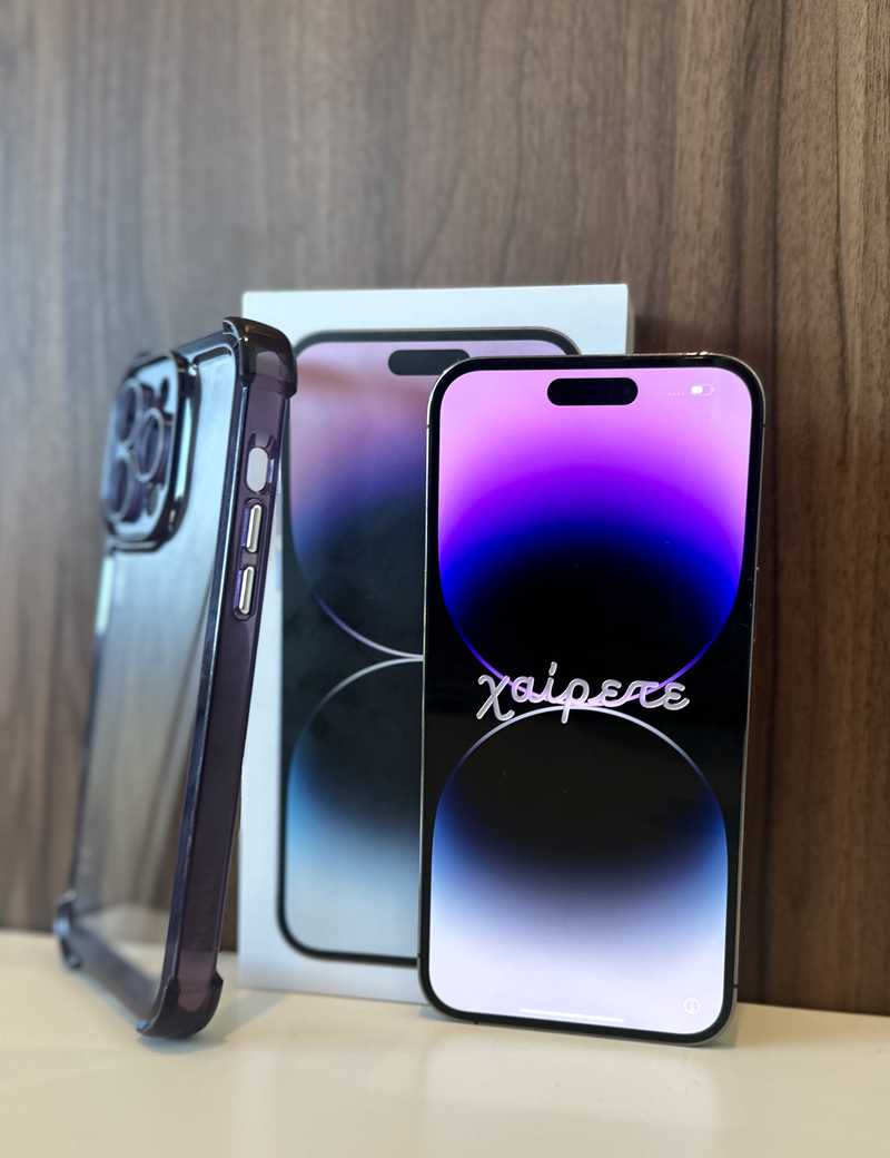 Iphone 14 pro max | 256gb | deep purple | 89 battery | box, cable