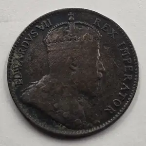 Cyprus 1/4 piastre coin 1902 king edward, Nicosia — Latsia - Agios Georgios