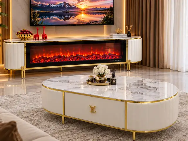 Luxury living room furniture set available in cyprus, Limassol — Germasogeia Tourist Area
