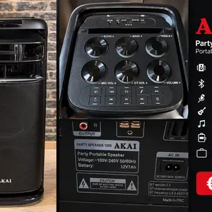Akai party bluetooth speaker, Limassol — Kato Polemidia