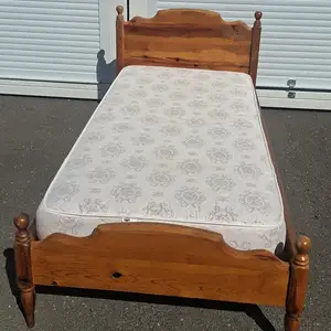 Single bed with mattress, Limassol — Limassol - Omonia