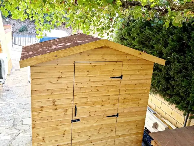 New Wooden Garden Shed, Paphos — Polemi