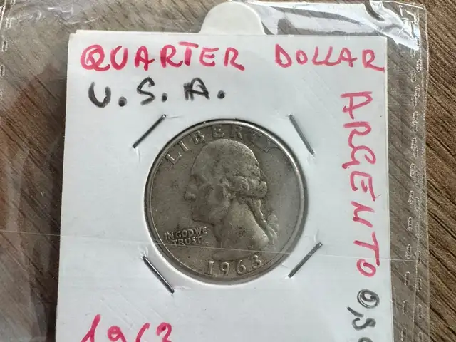 1963 washington quarter usa 0.90 silver, Nicosia — Astromeritis