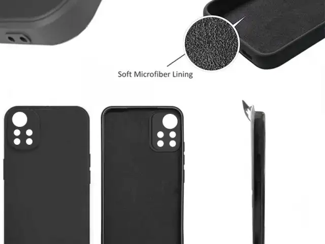 Back case silicone complete xiaomi poco m4 pro 5g black, Limassol — Agios Athanasios