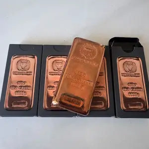 Germania mint - 1kg cu 999.9 pure copper cast bar, Nicosia — Strovolos - Acropolis