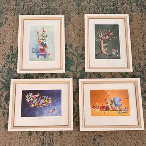 Set of 4 ltd edition kids prints framed, Επαρχία Λάρνακας — Αραδίππου - Άγιος Φανούριος