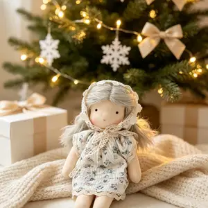 Handmade waldorf doll, soft natural fabric, christmas gift, Limassol — Limassol - Agia Zoni