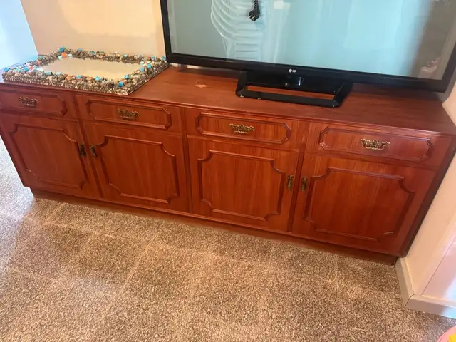Large solid wood double sided sideboard and room divider, Famagusta — Agia Napa
