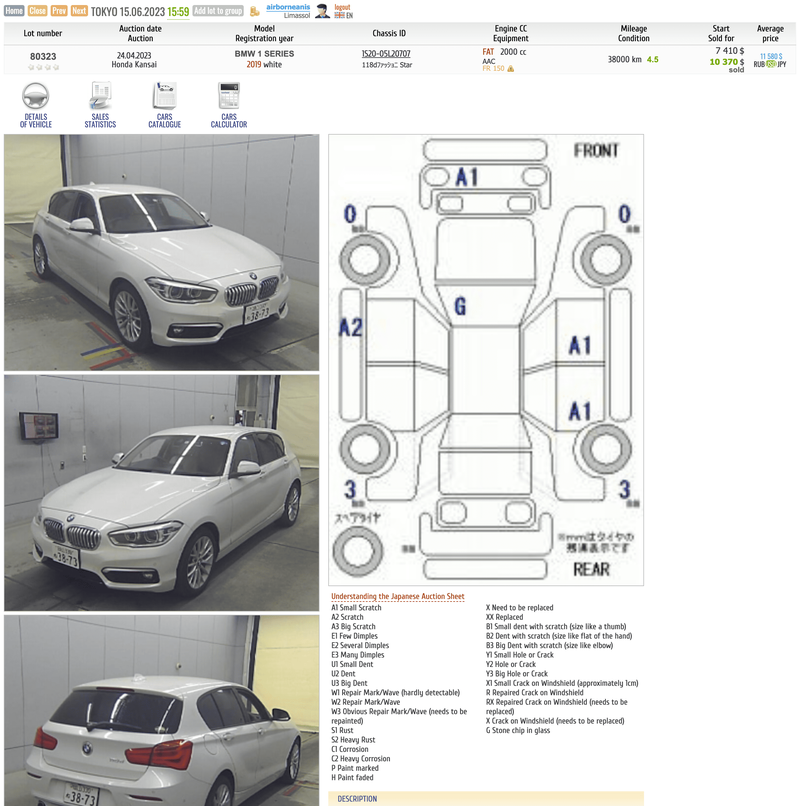 2019 BMW 1-Series 2,0L 2019 Cyprus