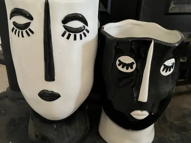 Two handmade ceramic vases, Famagusta — Protaras