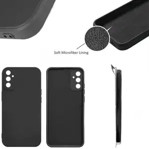 Back case silicone complete samsung a35 a356 black, Limassol — Limassol - Agios Ioannis