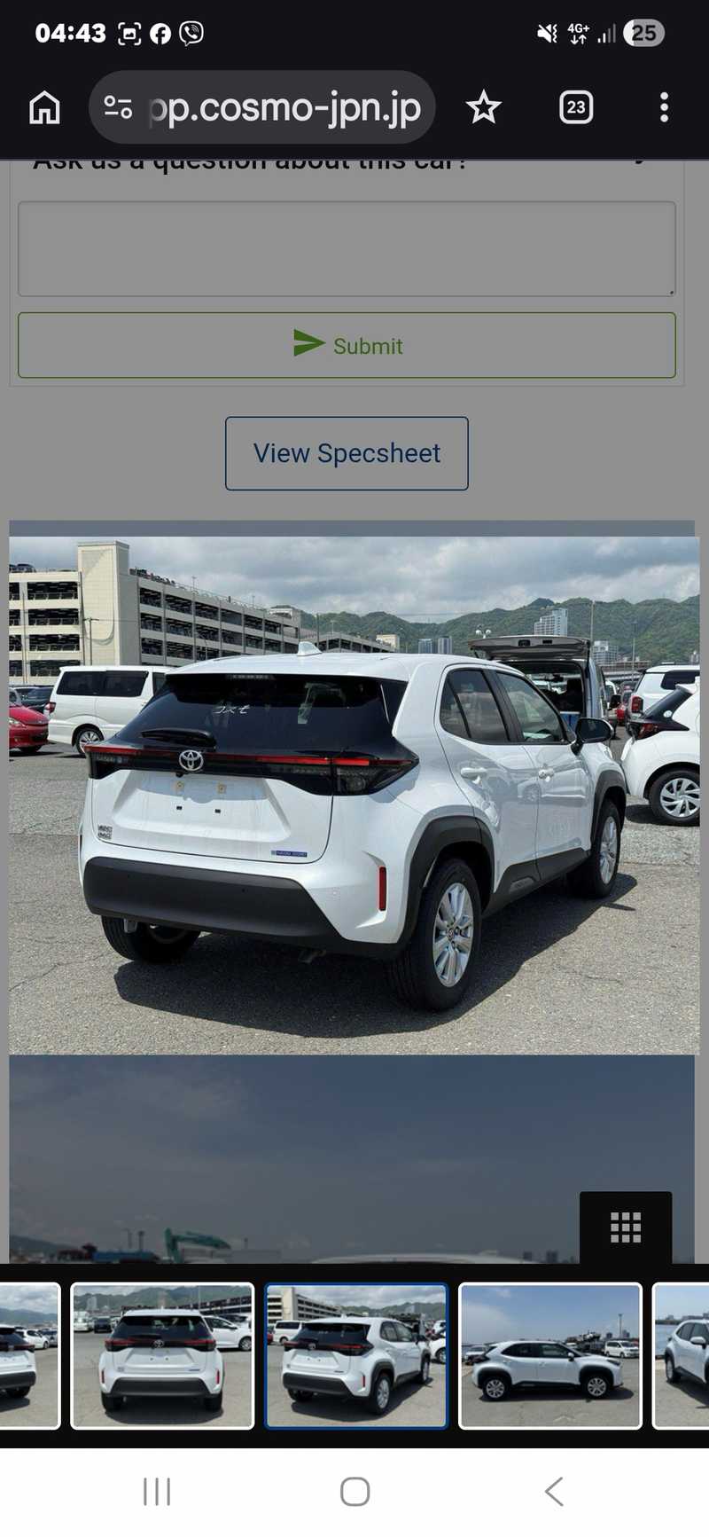 2025 Toyota Yaris Cross 1,5L 2025 Cyprus