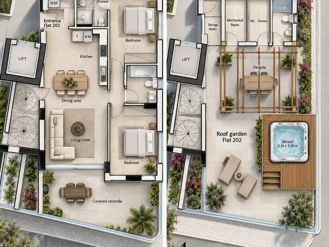 3-bedroom penthouse for sale, Επαρχία Λάρνακας — Ορόκλινη
