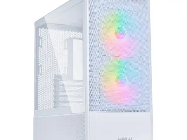 Lian li lancool 207 white atx mid tower case 4 fans, Nicosia — Lakatameia - Agia Paraskevi