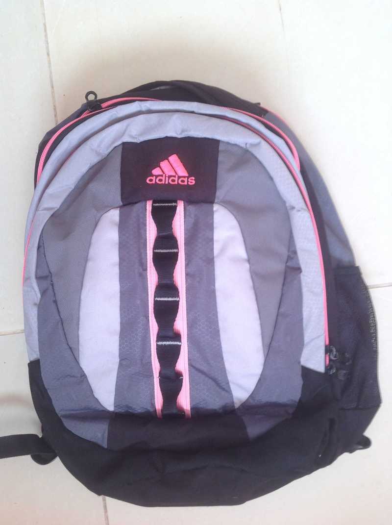 Adidas backpack black, grey and pink €12 №4376631 in Paphos
