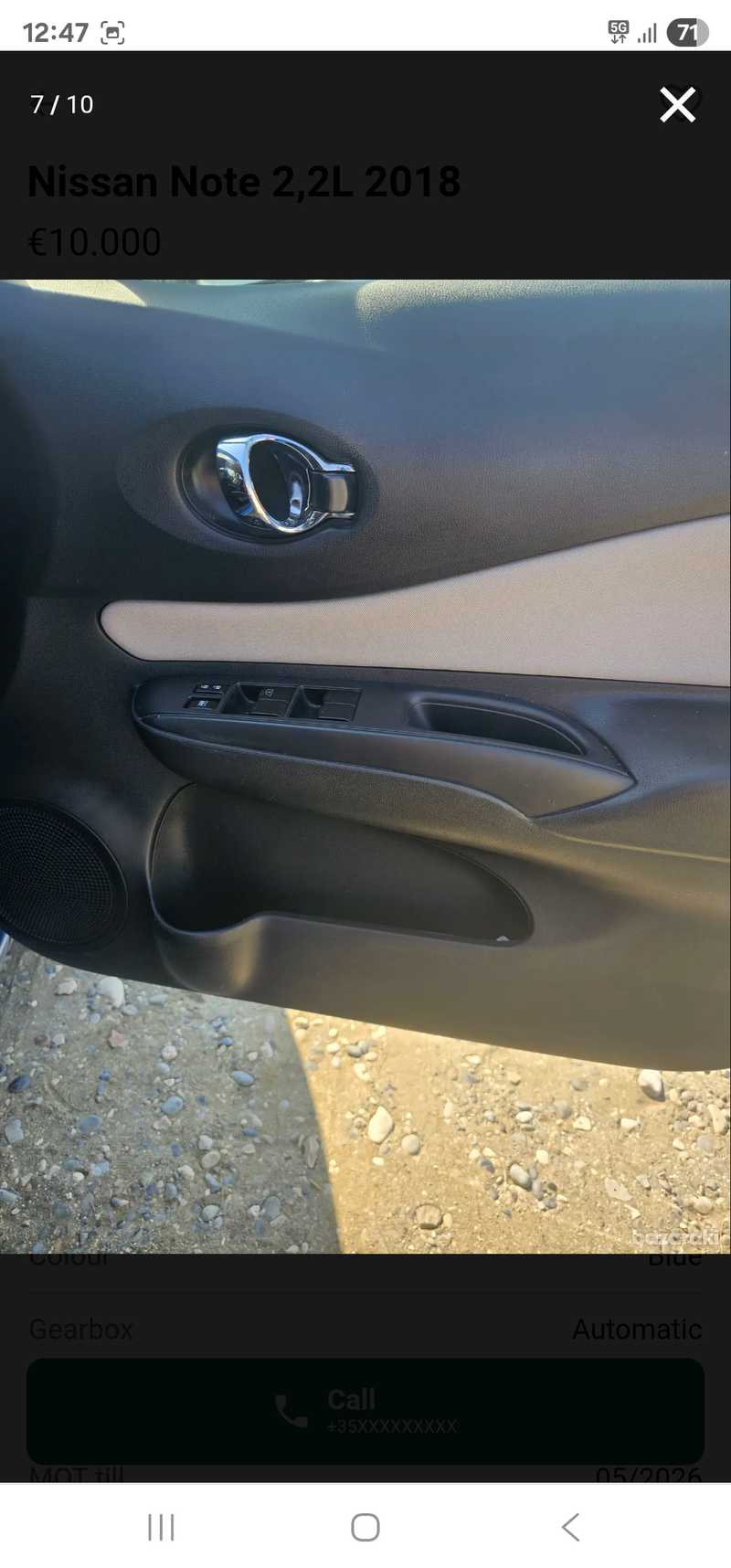2018 Nissan Note 2,2L 2018 Cyprus