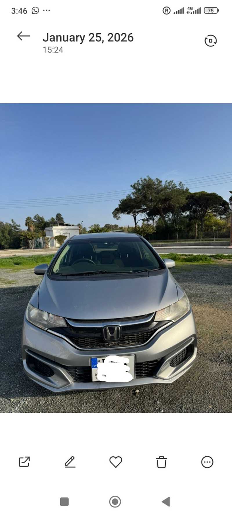 Honda Fit 1,3L 2019