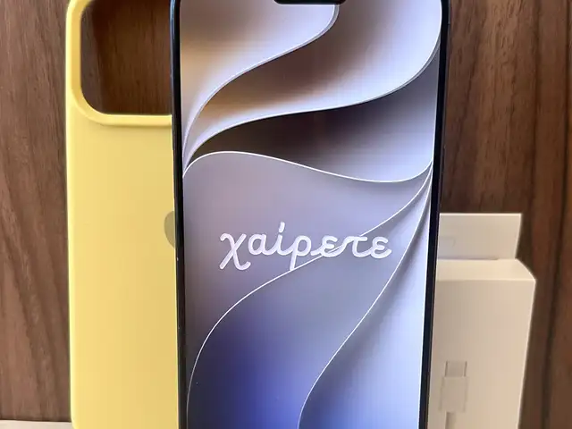 Iphone 15 pro max | 256gb | black titanium | 100 battery | cable & case, Limassol — Erimi