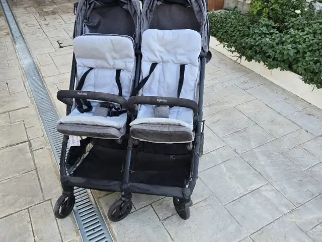 Double baby stroller, Nicosia — Psimolofou