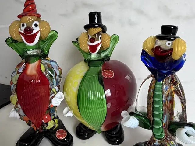 3 original murano italy clowns, Επαρχία Λεμεσού — Κάτω Πολεμίδια